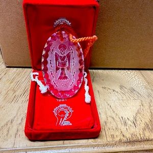 Waterford Crystal 1981 Ornament NEW in Box
